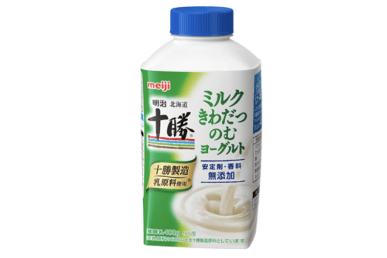 明治北海道十勝ミルクきわだつのむヨーグルト 400g（公式サイトより）