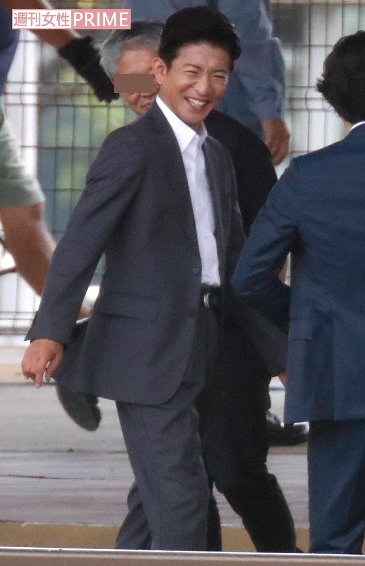 カットがかかったあとの木村拓哉