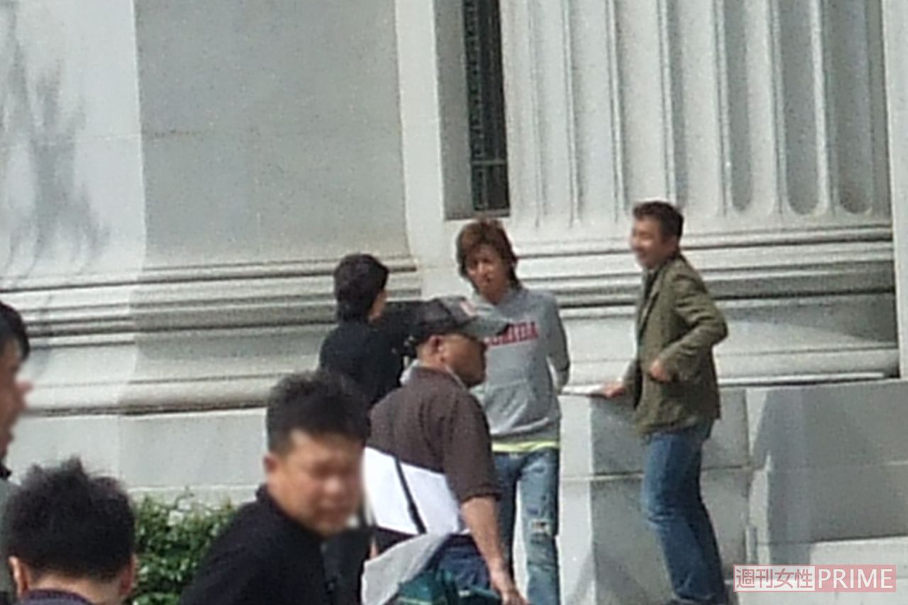 『HERO』撮影現場での木村拓哉