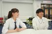 2年生のクーパー・シエラさんと山口達矢さん。ともに海外大学への進学を目指す