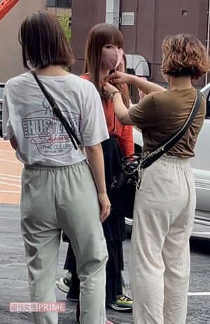 8月上旬、東京タワーの近くでYouTubeの撮影をしていた中川翔子