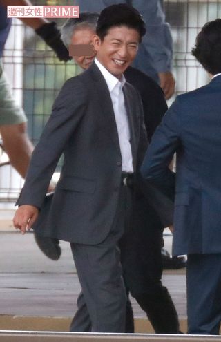 カットがかかったあとの木村拓哉