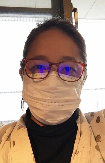 「むくみがとれて元の自分の顔に戻り、感激して思わず撮影しました」　画像提供／村井さん