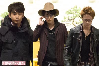 左から中丸雄一、亀梨和也、上田竜也（'17年1月）