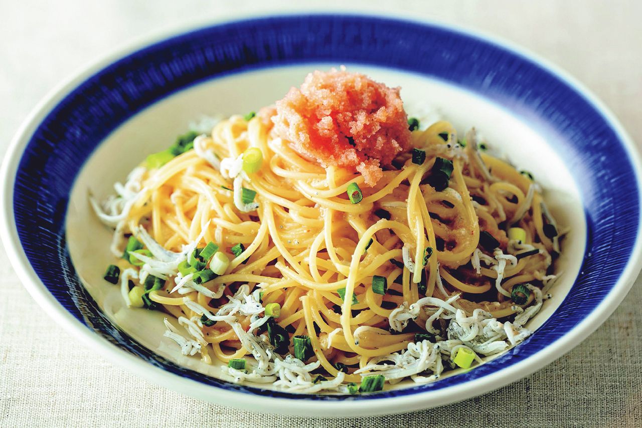 しらすの明太子パスタ