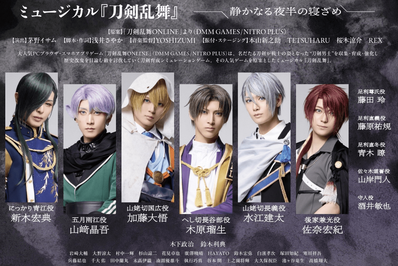 ミュージカル『刀剣乱舞』（公式サイトより）