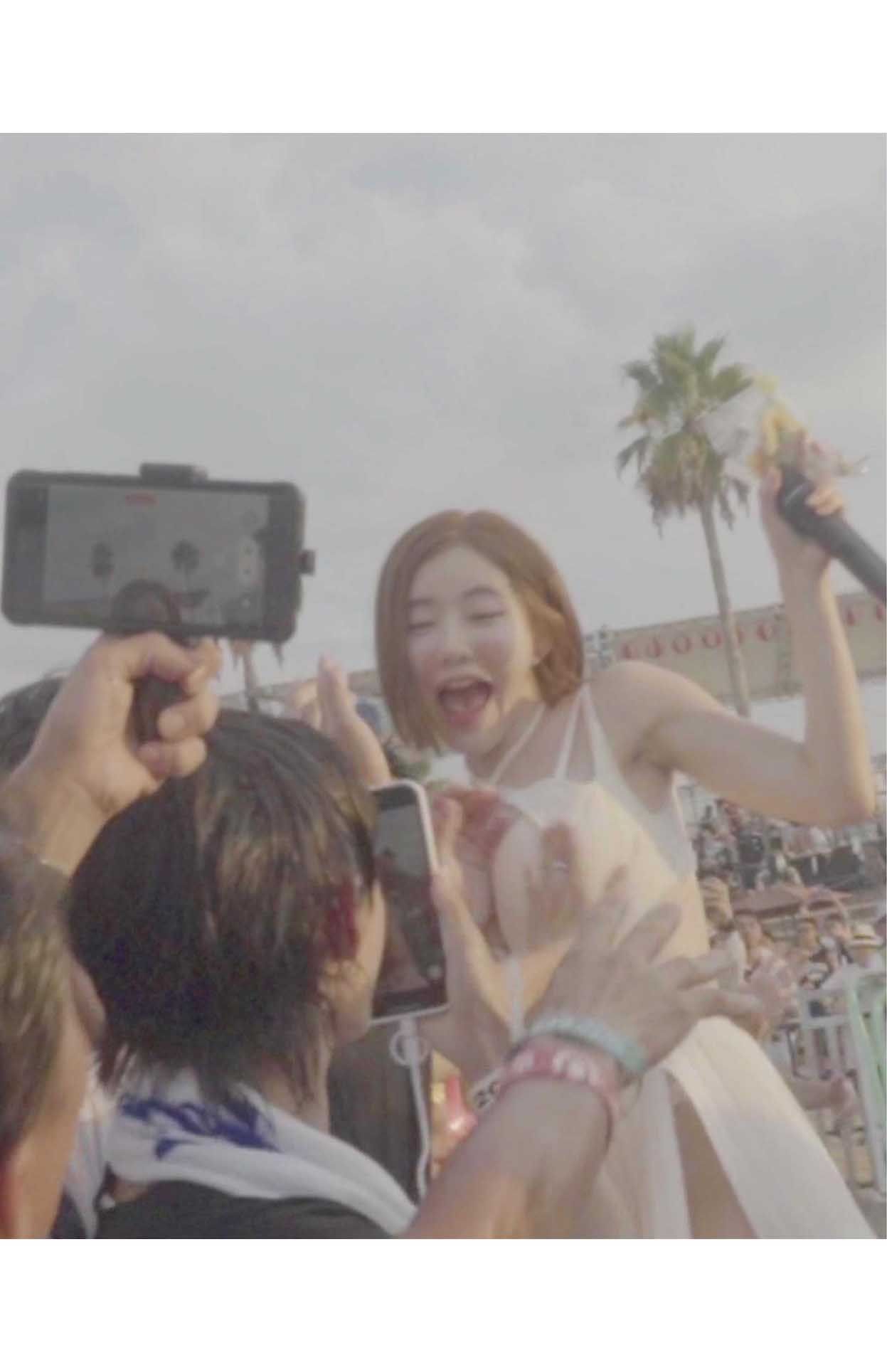 観客に胸を触られたことを訴えたDJ SODA（本人のツイッターより）