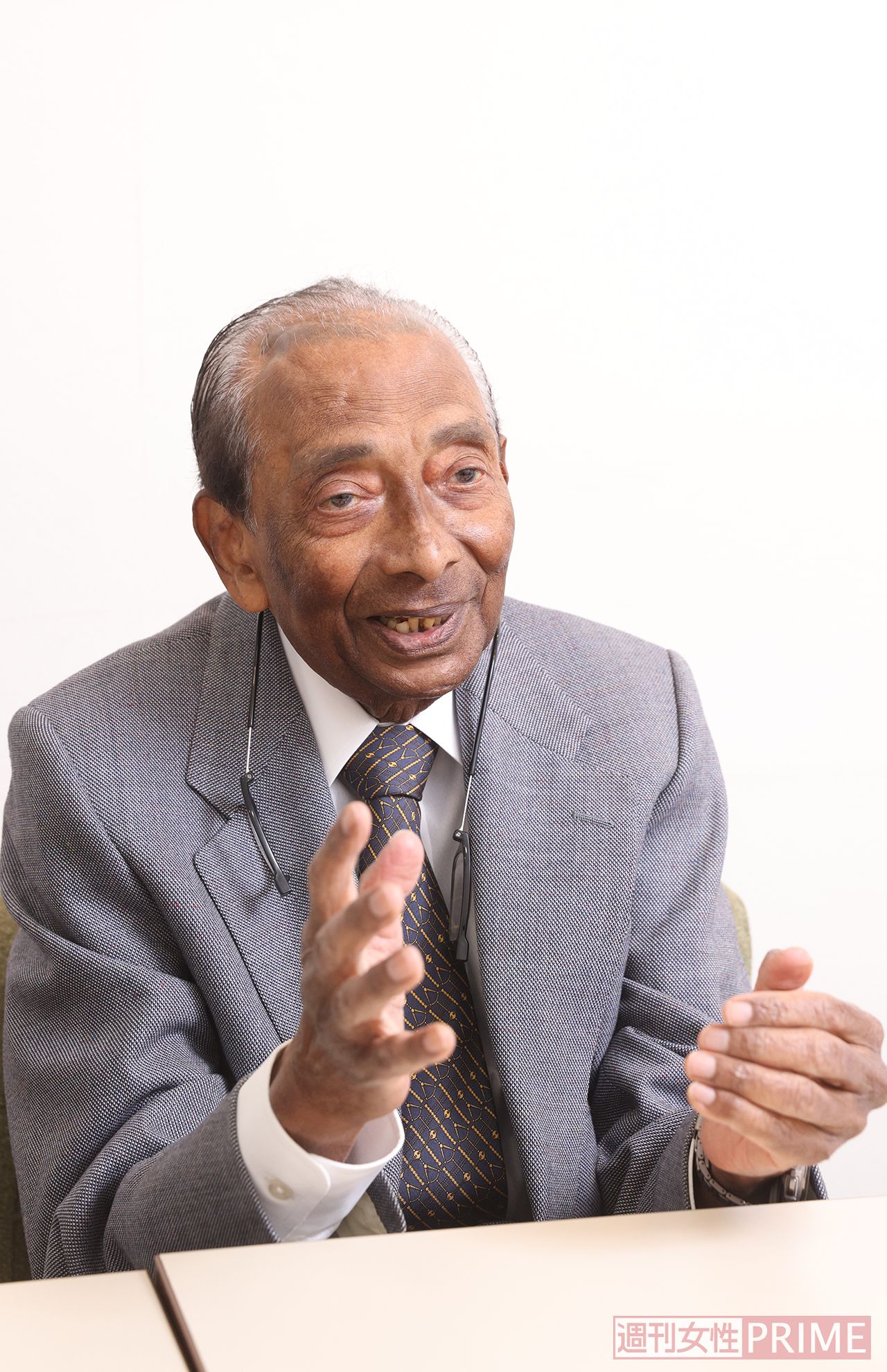 「今でも日本一有名なスリランカ人であることもうれしいですね」アントン・ウィッキーさん　撮影／吉岡竜紀