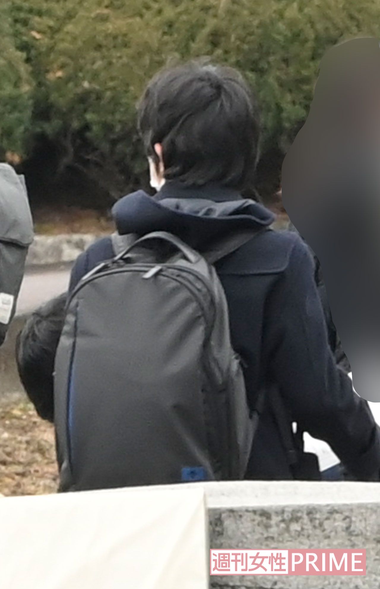 2月13日、筑附の附属高校を一般受験されるため受験会場に向かう悠仁さま