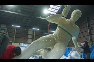 「大谷SUNトラック」製作の様子（雪肌精の公式Xより）