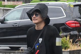 '19年10月、子どもの運動会から帰路につく瑛太