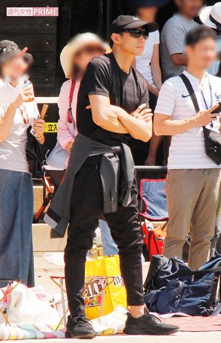 愛娘の運動会に参加した東山紀之（2017年）