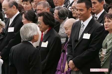違法サプリ入手でサントリー会長を辞任、園遊会に参加したローソン会長時代の新浪剛史氏（2007年）