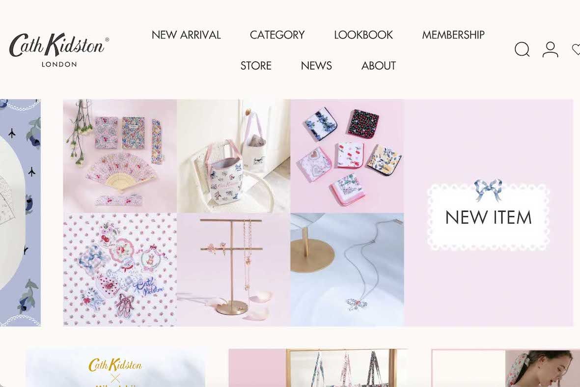 『キャスキッドソン』の日本の公式サイト