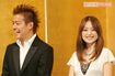 井戸田潤との結婚発表会見(2005年9月)