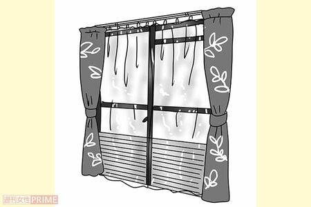 4つのワザを駆使した“完璧窓”　イラスト／赤松かおり