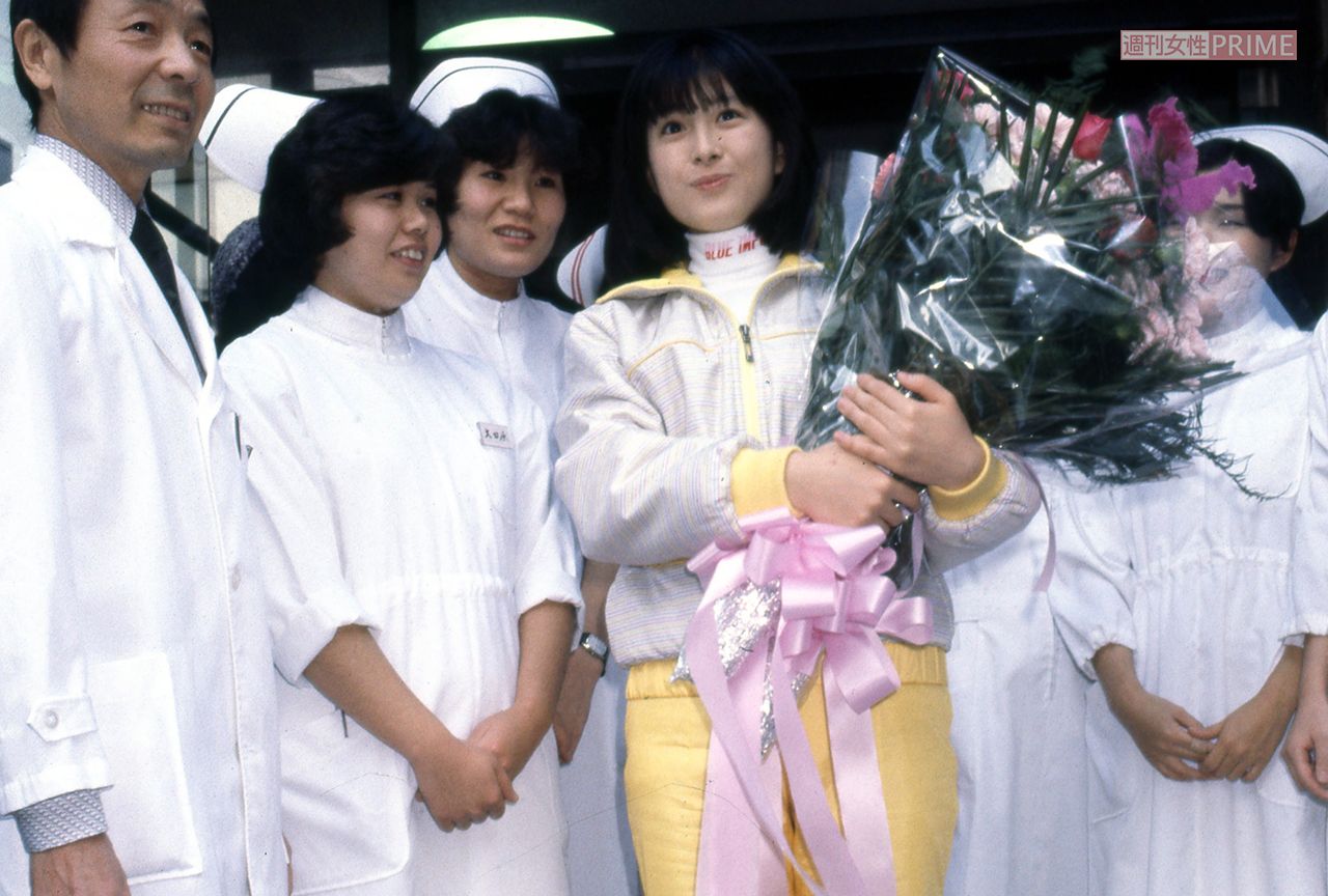 大怪我での入院から42日ぶりに退院した河合奈保子