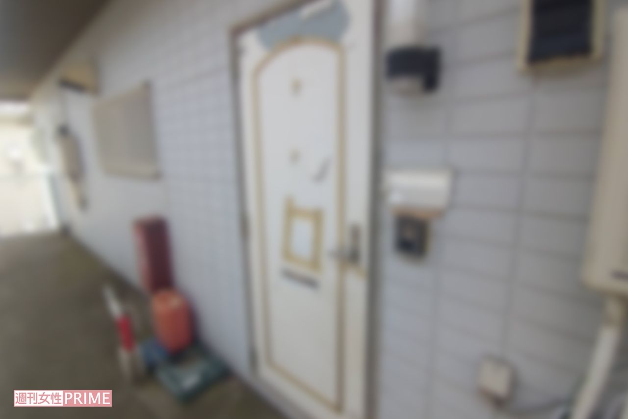 事件現場となったアパートの一室