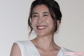 映画『長いお別れ』公開記念舞台挨拶での竹内結子さん（'19年6月）