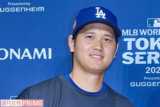 2025年3月14日、日本に帰国して会見に参加したロサンゼルス・ドジャースの大谷翔平