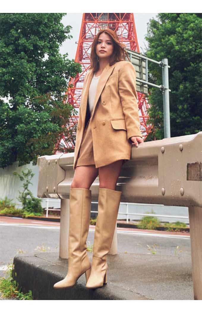 MaxMaraキャンペーンに登場した阿部詩（MaxMara公式サイトより）