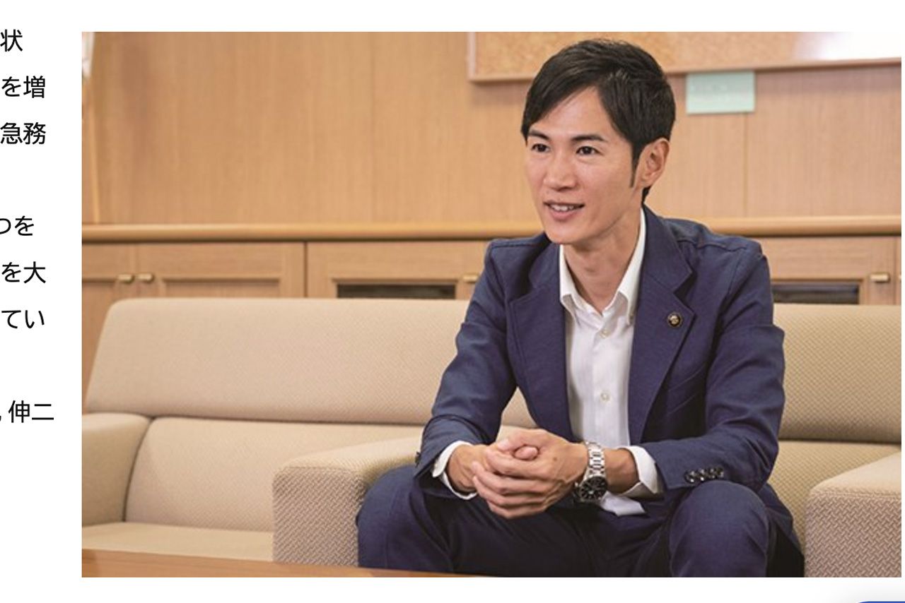 都知事選出馬を表明した安芸高田市・石丸伸二市長（市公式HPより）