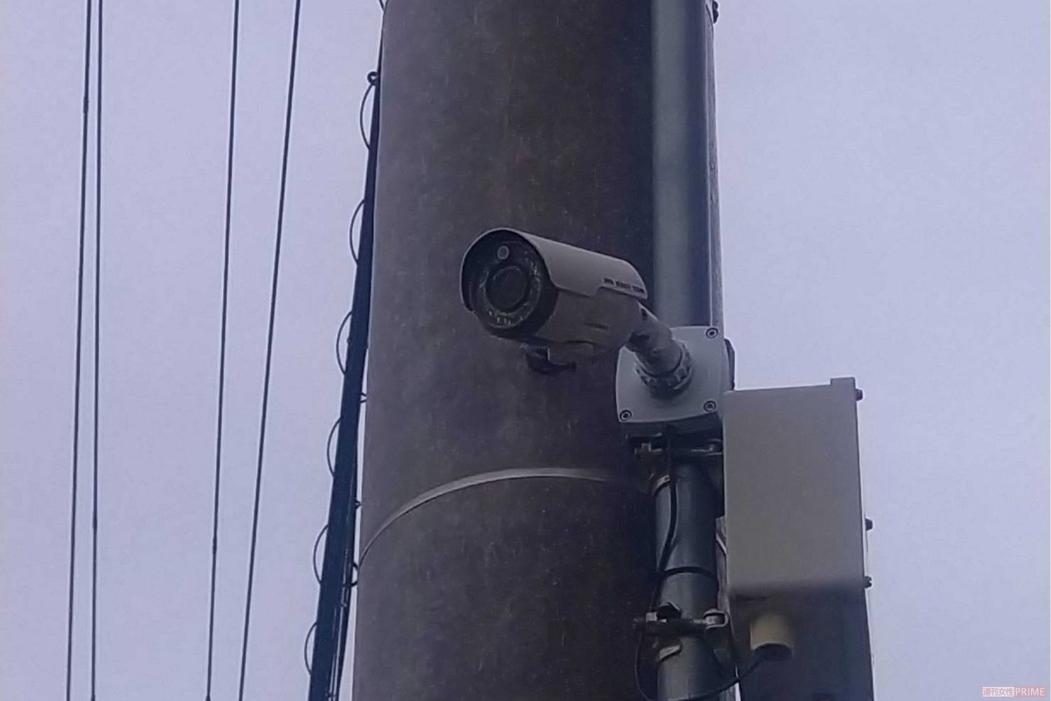 安達さんの行方がわからなくなった京都府南丹市園部町のメーンストリートには防犯カメラが５台設置されているが