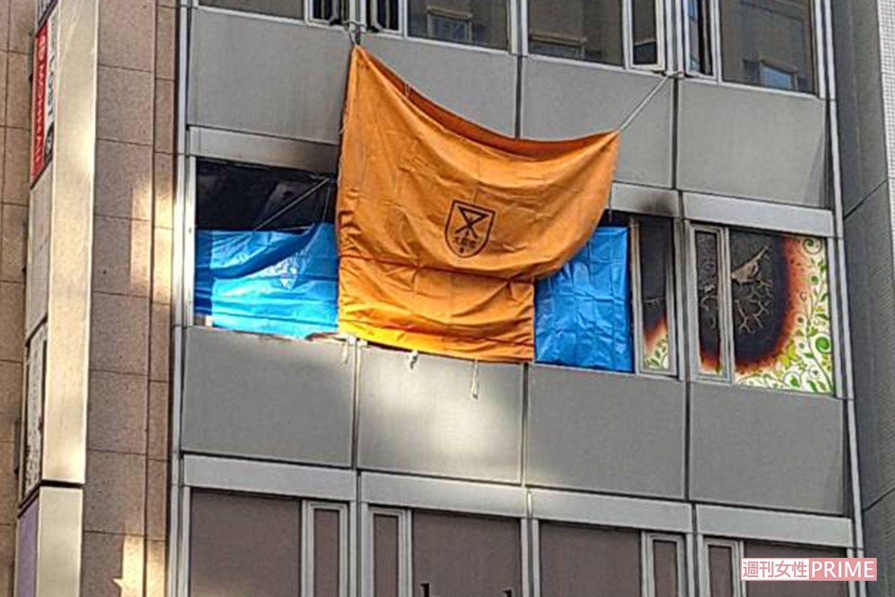 出火元となった４階のクリニック