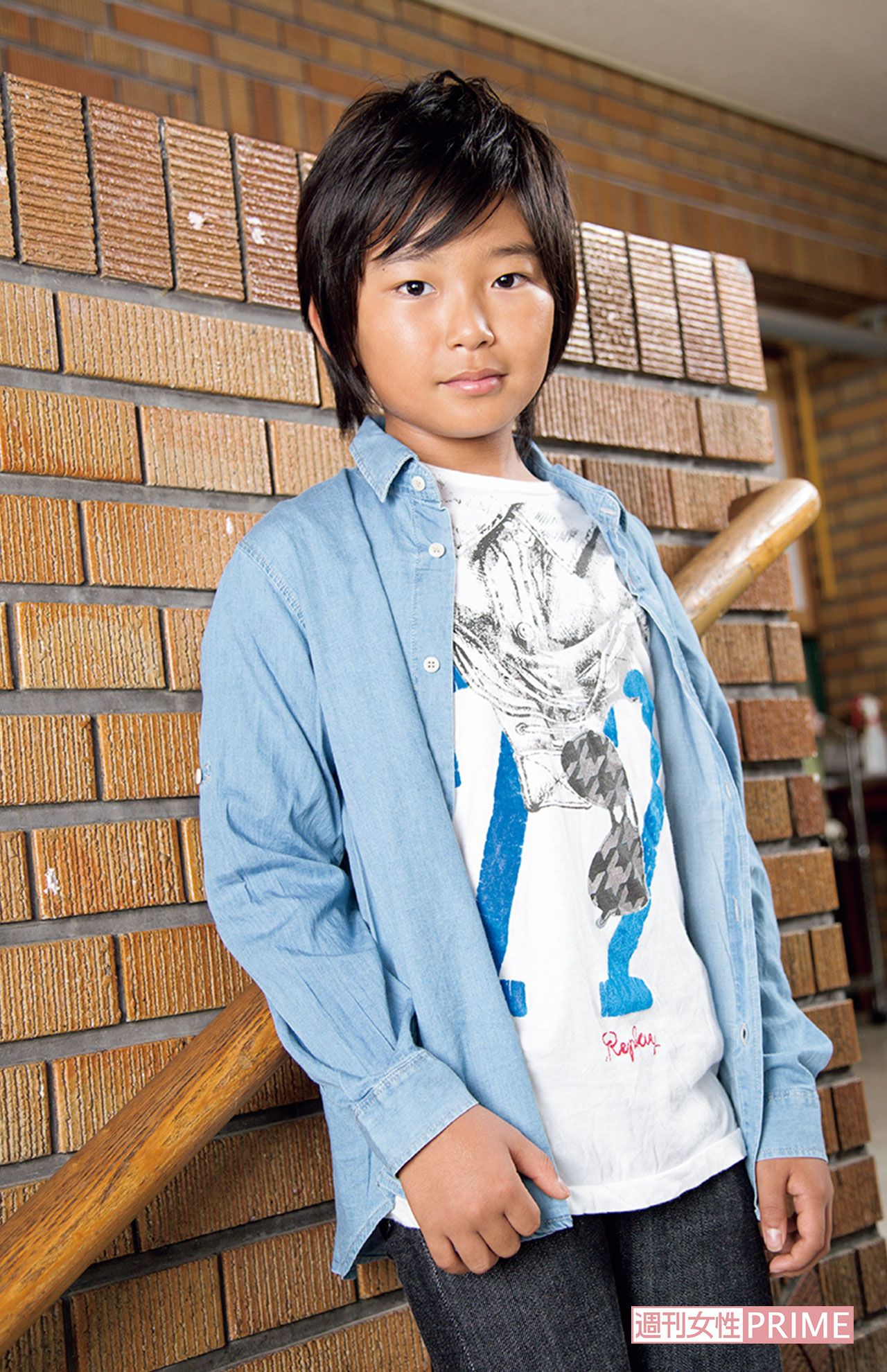 英語を勉強するきっかけになった舞台『レ・ミゼラブル』に出演した12歳のショット