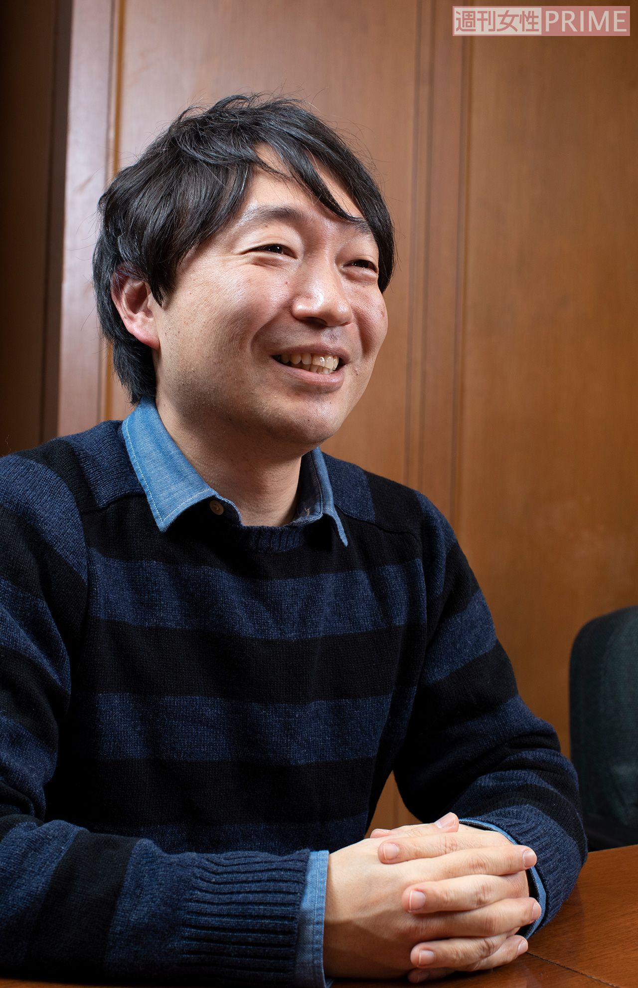 伊与原新さん　撮影／北村史成