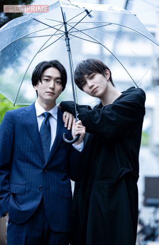 左から稲葉友、遠藤健慎（撮影／吉岡竜紀）