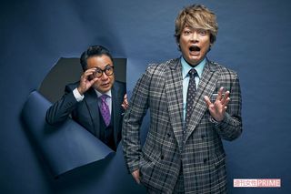 三谷幸喜と香取慎吾　撮影／廣瀬靖士