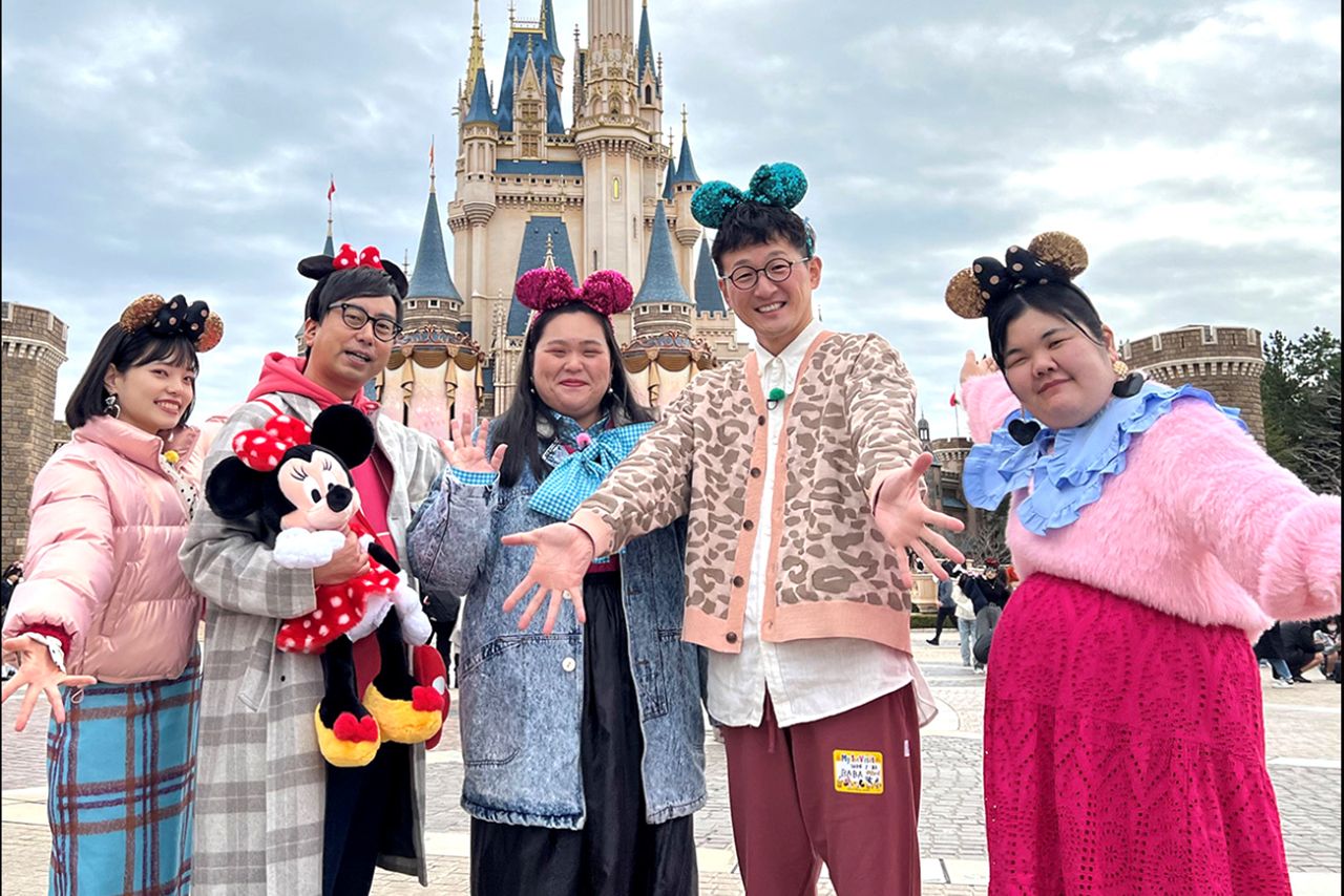 「ラヴィット！」(TBS系)のロケのようす（東京ディズニーリゾートPR【公式】Xより）