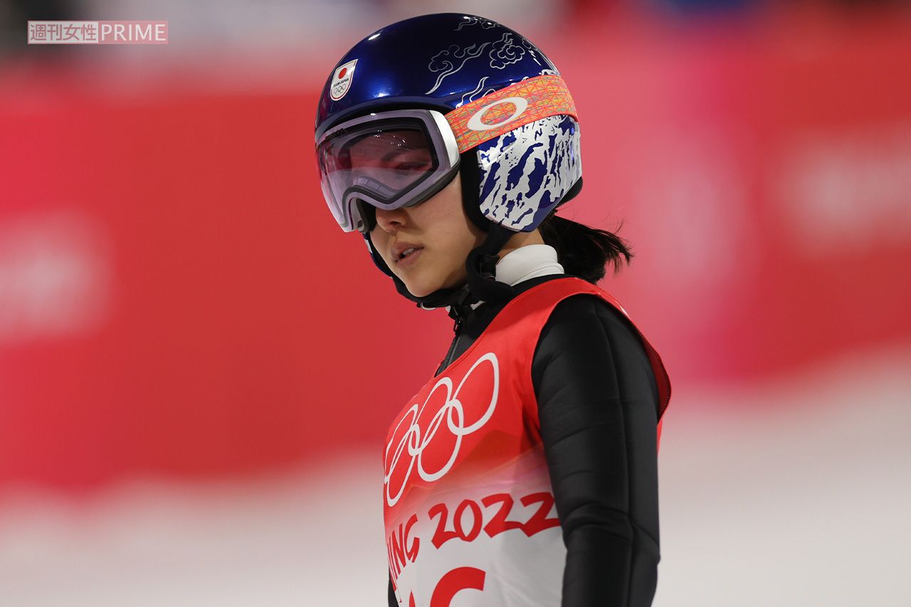 2022年北京五輪・スキージャンプ混合団体に出場した高梨沙羅（JMPA代表撮影）