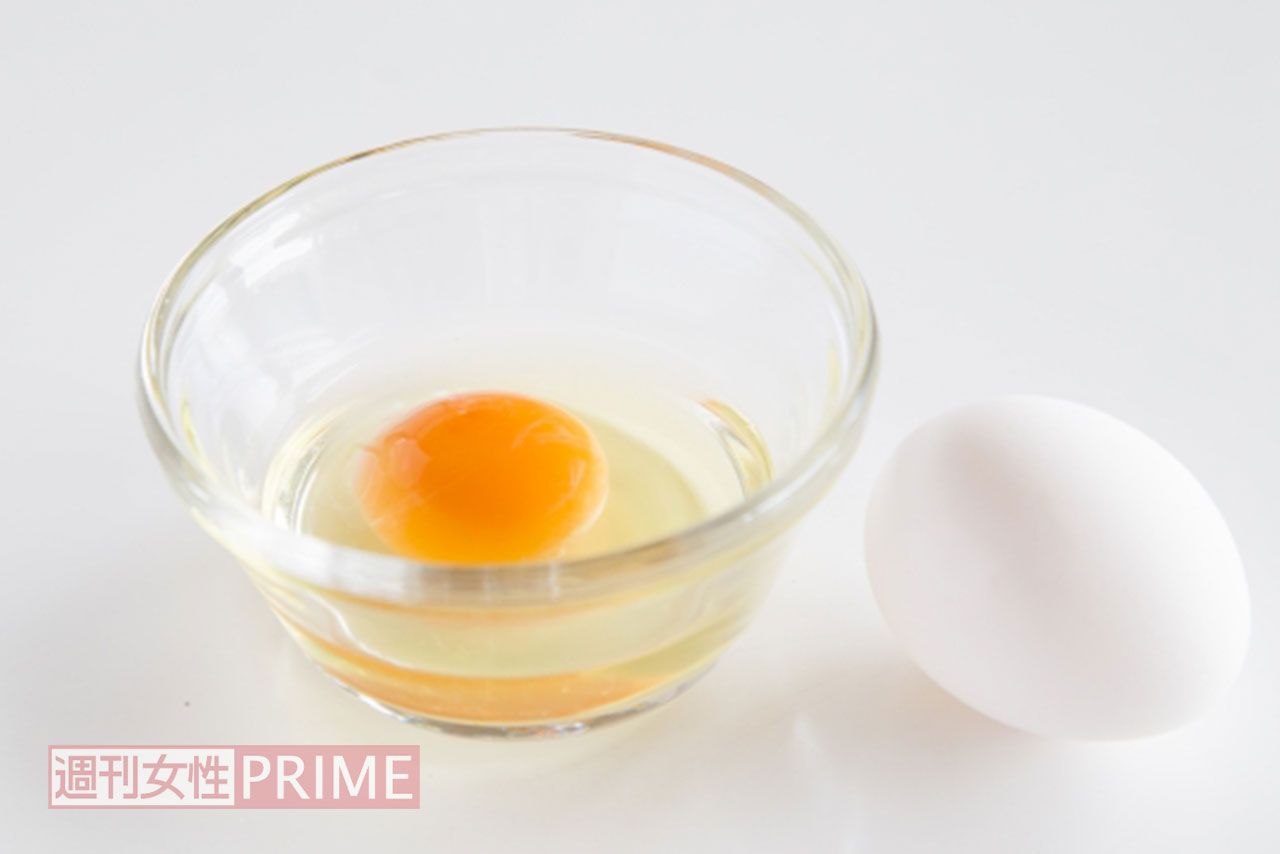 ※注意、生の白身を入れると、納豆の結構効果を阻害