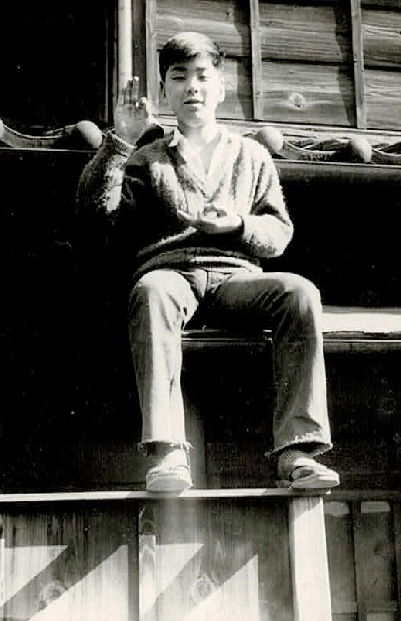 落語小僧だったころの信夫少年