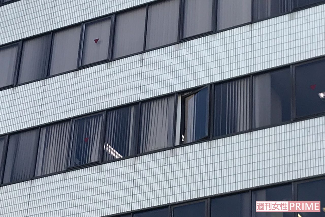 A社。入所者たちはこの近くで共同生活をしている