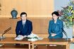 オーストラリア訪問に伴う記者会見。これ以降、会見に出席されていない雅子さま('02年12月)