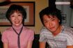 結婚を祝して家族旅行した際に撮ったツーショット写真('10年)