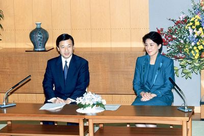 オーストラリア訪問に伴う記者会見。これ以降、会見に出席されていない雅子さま（'02年12月）