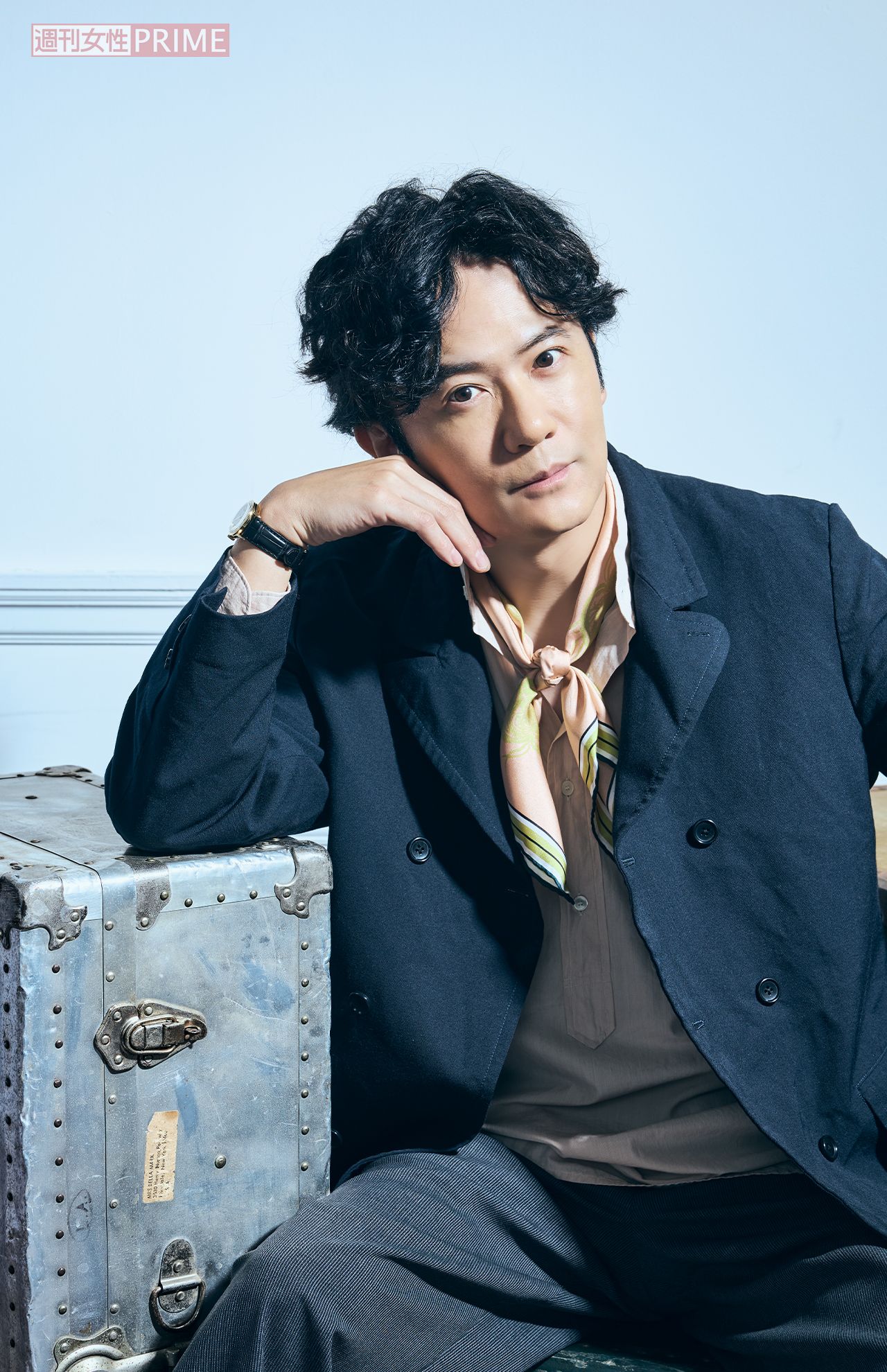 稲垣吾郎　撮影／廣瀬靖士　　ヘアメイク／金田順子　スタイリスト／黒澤彰乃　衣装協力／ネフォロジスト、レアセル（［株］タートル）