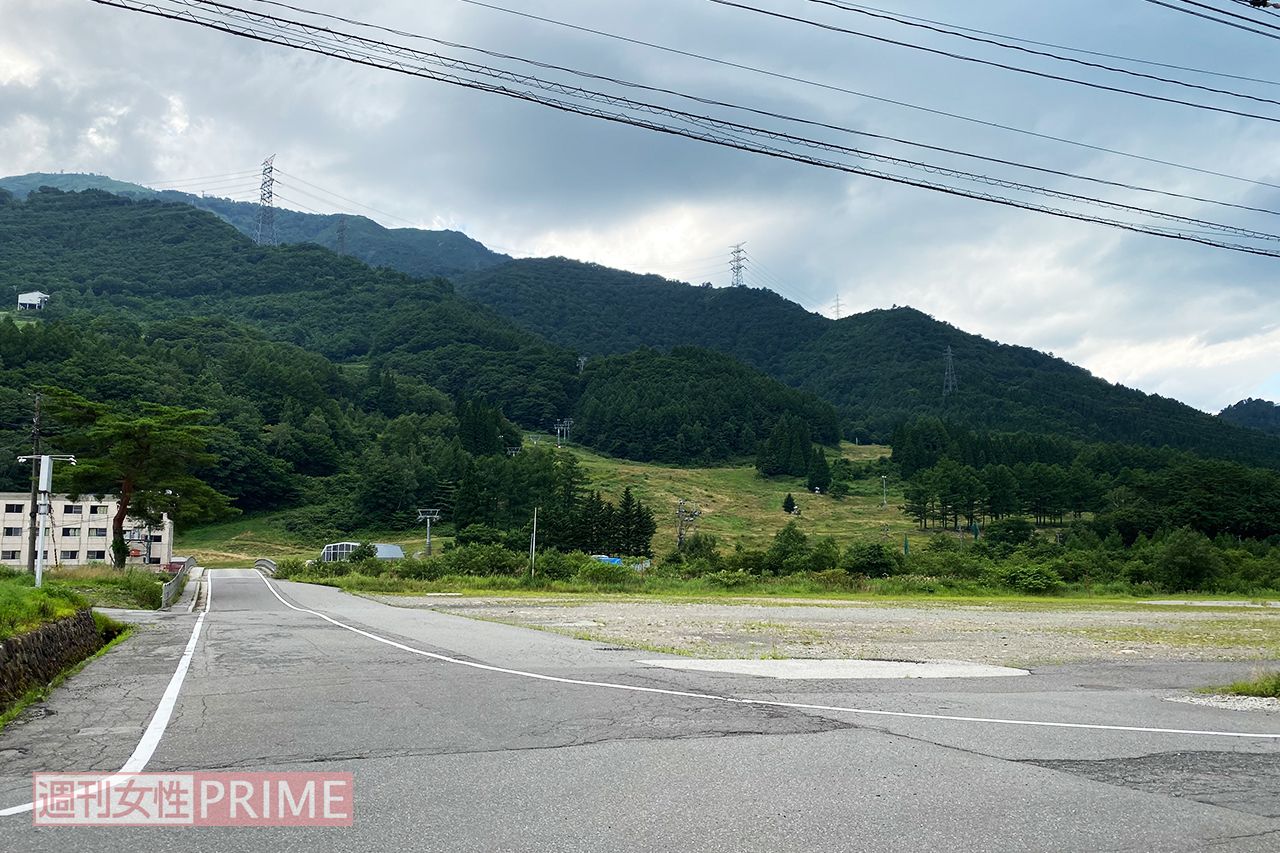 キャンプサイトに向かう道（'20年8月）