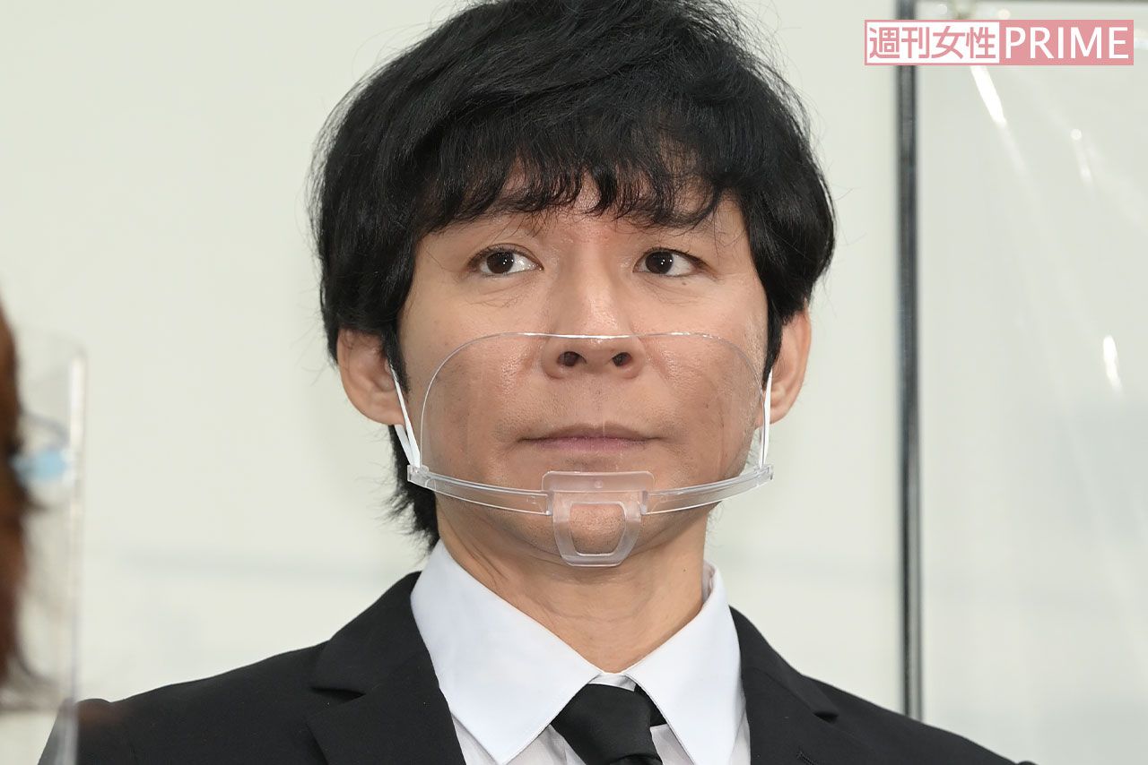 謝罪会見を行った際の渡部建