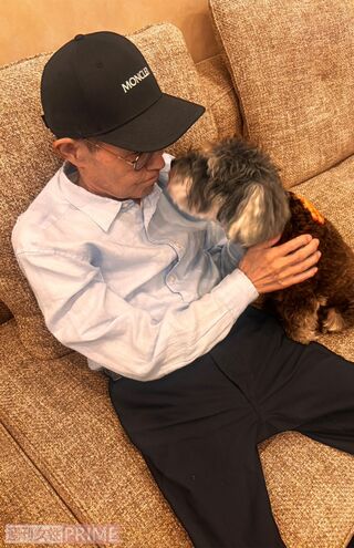 加トちゃんも愛犬たちも元気です　写真提供／加藤綾菜