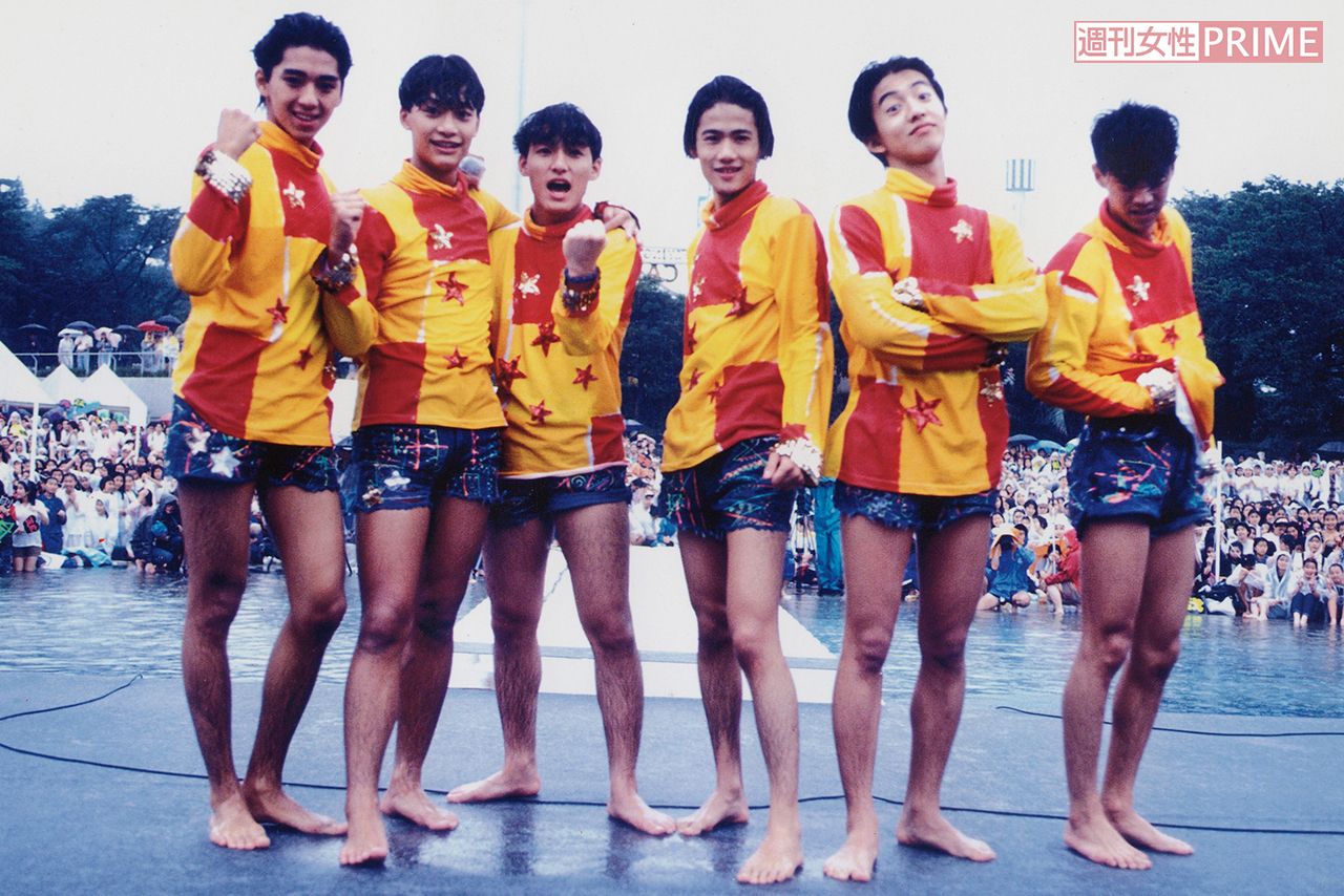 デビューしたてのSMAP