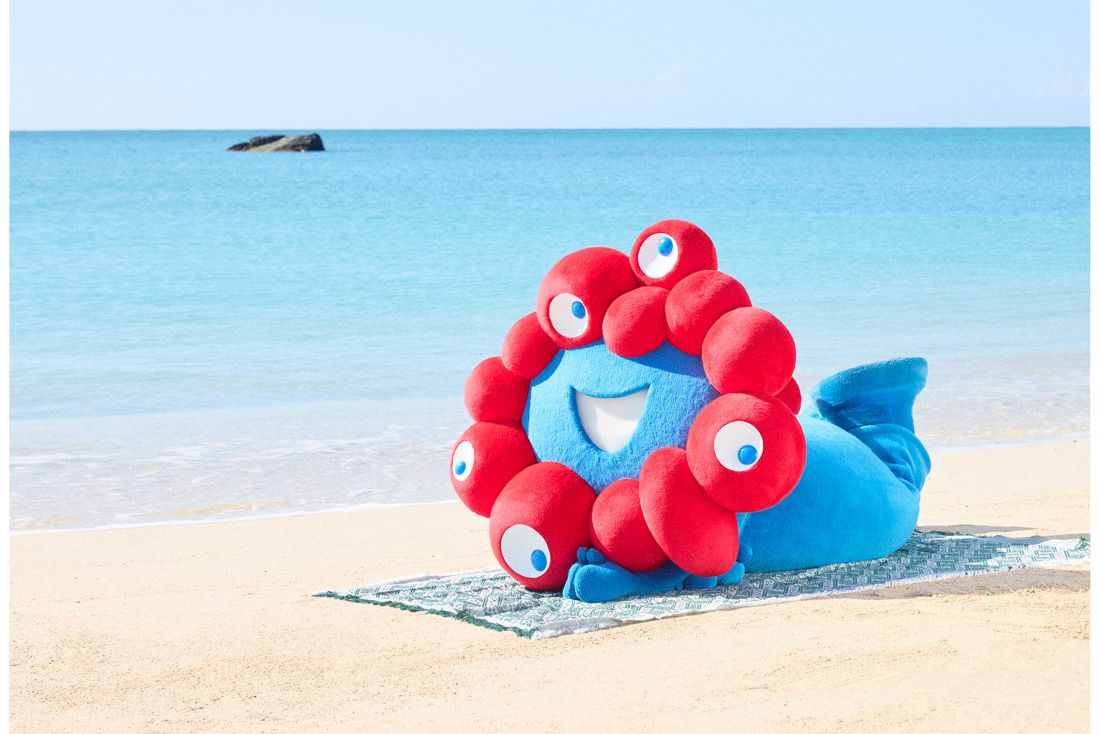 ミャクミャク写真集の先行カット3（ミャクミャク公式Xより）