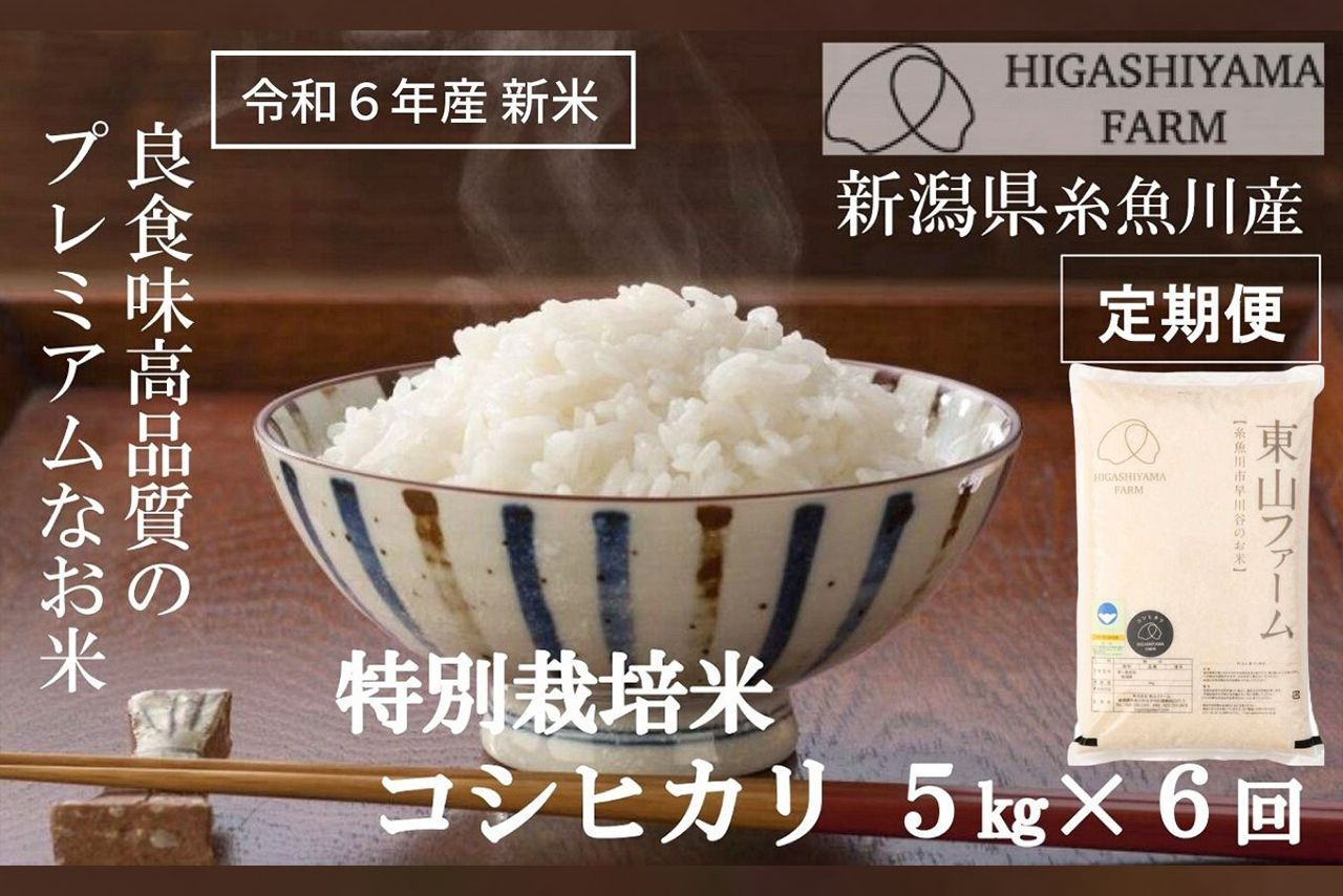 糸魚川産　コシヒカリ5kg×6回