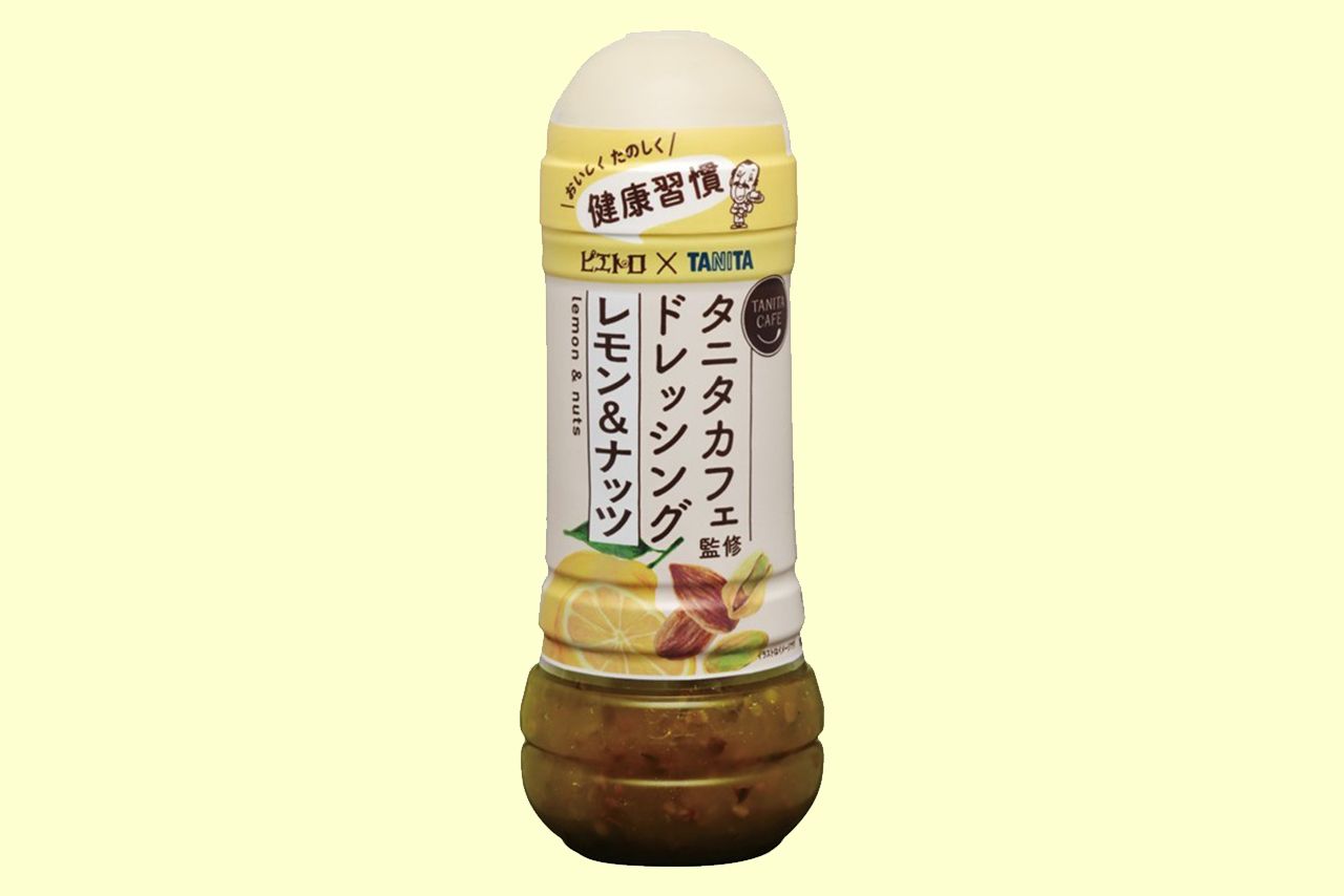 「pietrodailyplusドレッシング　レモン＆ナッツ」ピエトロ×TANITA　280ml／594円