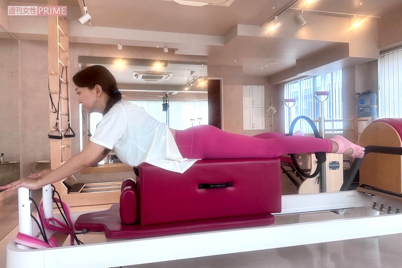 ピラティスはボディラインも整うので、長く続けたいです　写真提供／加藤綾菜