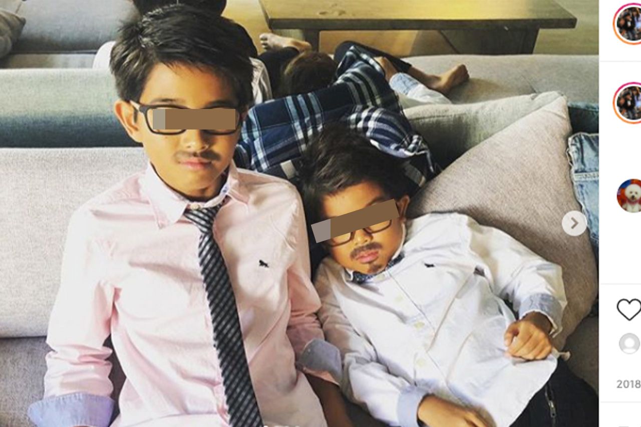 山口達也のイケメン息子たちは現在、ハワイで暮らす（インスタより、写真は一部加工）